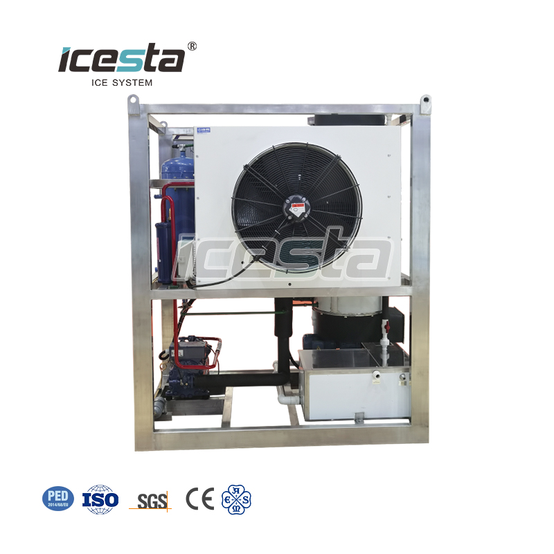 Icesta ice tube machine na may 3 toneladang air cooling automatic High Productivity Long Service Life Para sa Mga Inumin