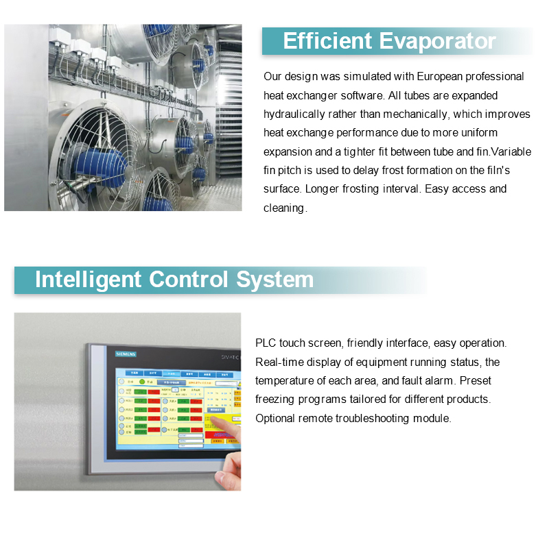 Industrial Single Spirals Freezer Machine, Tagagawa ng ICESTA, Mataas na Kapasidad, Mataas na Kahusayan, Awtomatiko, Mababang Temperatura