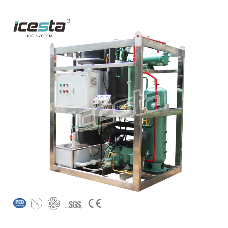 Mesin Es Tabung Berpendingin Air ICESTA 2 Ton