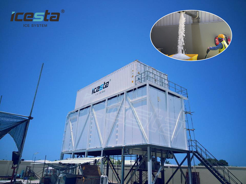 ICESTA Awtomatikong Mataas na Produktibidad Mahabang Serbisyong Buhay 40 Ton Containerized slurry ice system $160000-$170000