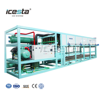 ICESTA Customized na awtomatikong Energy Saving Mahabang Buhay ng Serbisyo mataas na kalidad 15t pang-industriya direktang paglamig ng ice block making machine $45000 ~ $53000