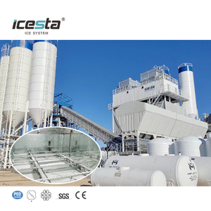 ICESTA Pabrik Es Otomatis Industri 40 Ton dalam Kontainer dengan sistem es Rake untuk Stasiun Pembangkit Listrik Tenaga Air Penuangan Beton $170000