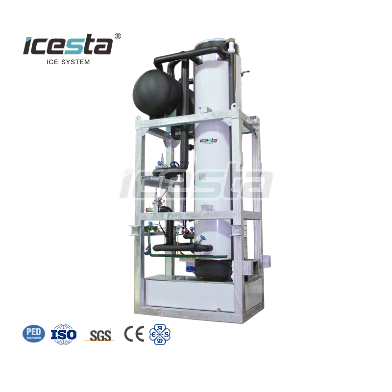 M&aacute;quina de gelo tubular industrial ICESTA de 20 toneladas