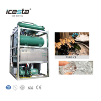 Mesin Es Tabung Berpendingin Air Industri ICESTA 15 Ton