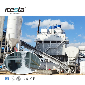 ICESTA Long Service Life Evergy Saving 60 Tons Container Flake Ice Plant na may Awtomatikong Ice Store at Delivery System $250000