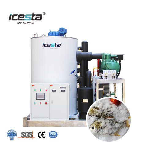 Mesin Es Flake Industri ICESTA 10 Ton Per Hari