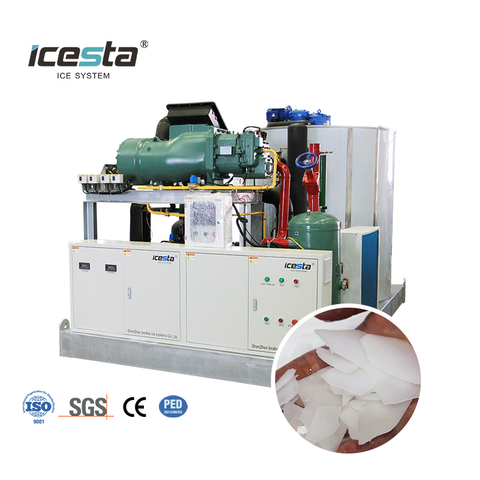 M&aacute;y l&agrave;m đ&aacute; vảy nước biển tr&ecirc;n t&agrave;u ICESTA 10-25 tấn
