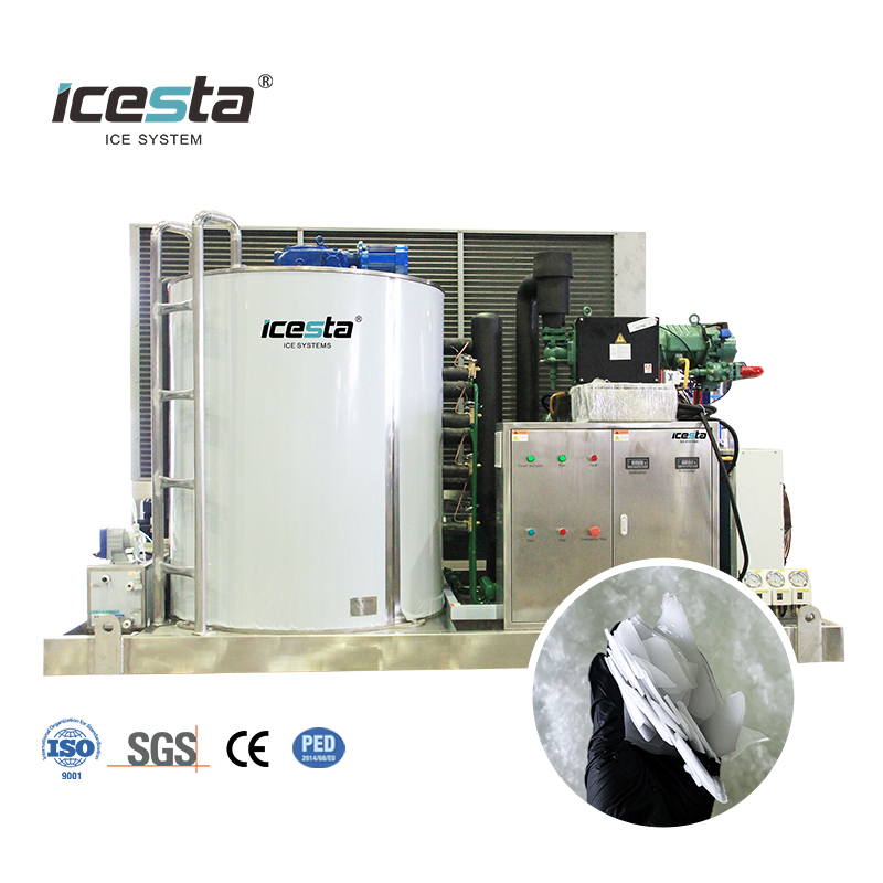 Mesin Es Serpihan Industri Stainless Steel ICESTA 15-30 Ton