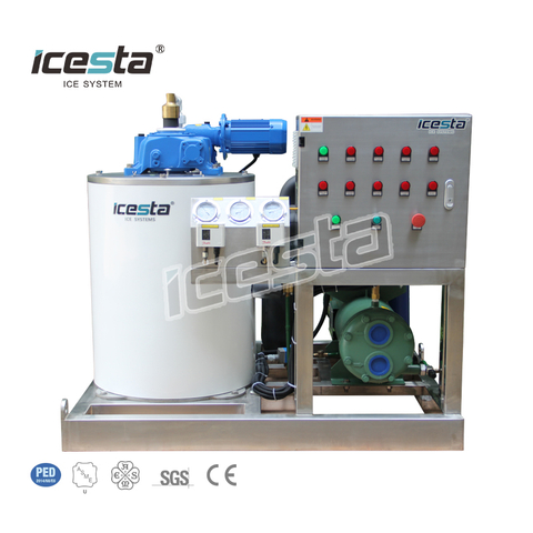 ICESTA Shipboard Seawater Flake Ice Machine | 1 Ton para sa Pangingisda