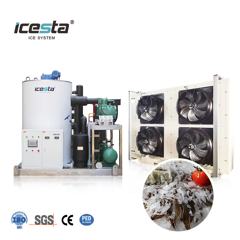 M&aacute;y l&agrave;m đ&aacute; vảy c&ocirc;ng nghiệp ICESTA 10 tấn mỗi ng&agrave;y