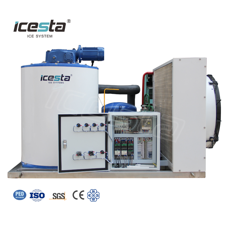 เครื่องทำน้ำแข็งเกล็ดเชิงพาณิชย์ ICESTA 2 ตัน (2000กก.) | โรงงานโดยตรง