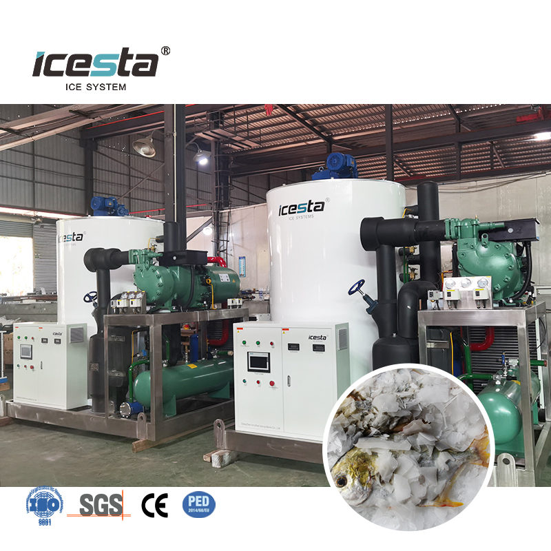 M&aacute;y l&agrave;m đ&aacute; vảy c&ocirc;ng nghiệp ICESTA 10 tấn mỗi ng&agrave;y
