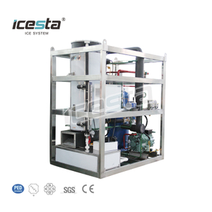 M&aacute;quina de gelo tubular personalizada ICESTA de 5 toneladas