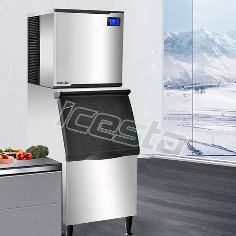 Mesin es batu otomatis Icesta Kecil 700kg Per Hari Crystal Clean yang disesuaikan $2000 - $5000