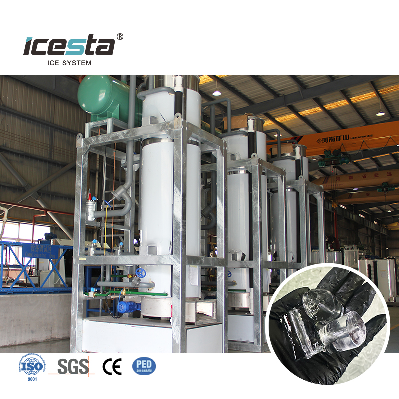 ICESTA 30-60 Ton Tube Ice Machine para sa Pag-inom ng Nakakain na Yelo