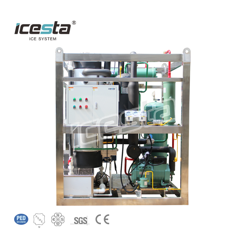 Mesin Es Tabung Berpendingin Air ICESTA 2 Ton