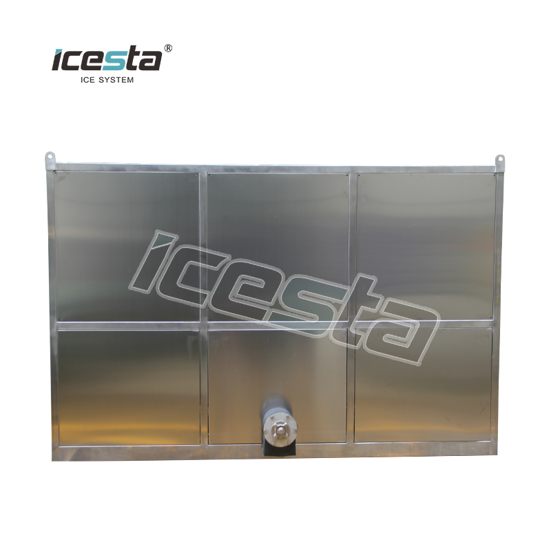 M&aacute;quina competitiva e f&aacute;cil de opera&ccedil;&atilde;o de cubos de gelo de a&ccedil;o inoxid&aacute;vel de 5 toneladas / dia da China $ 20.000 - $ 30.000