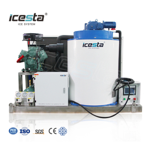 Mesin Es Serpihan Industri ICESTA 5t 10t 15 Ton Per Hari