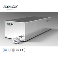 ICESTA Awtomatikong iqf Spiral Freezer mabilis na nagyeyelong makina Pang-industriya Compact at Kalinisan Self-stacking Spiral Freezer